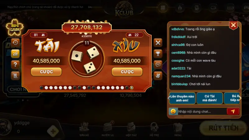 Một số tựa game bài không thể bỏ qua tại KCLUB