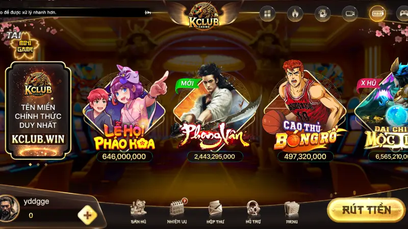 Săn hũ thả ga trên KCLUB